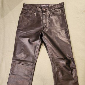Gap Boot Fit Black Leather Pants